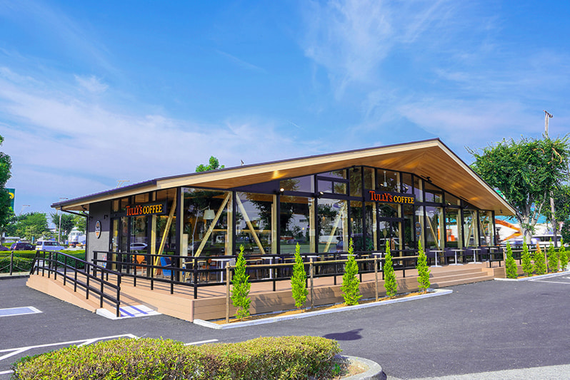 タリーズコーヒー 富士市中央公園店新築